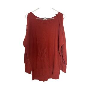 New York & Company Cold-Shoulder Sweater — Size M